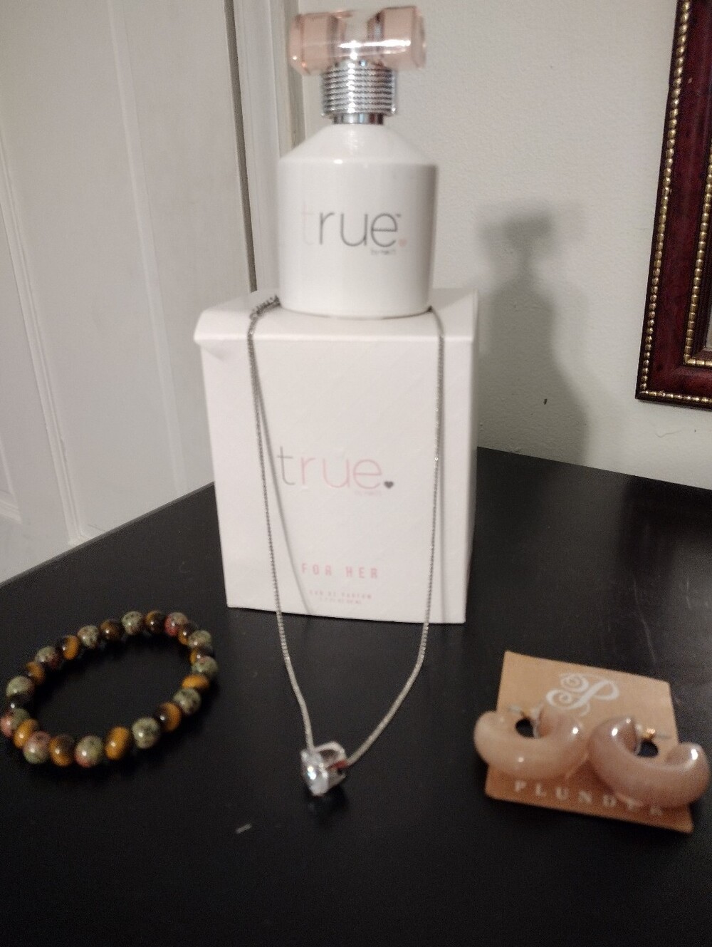 True Perfume & Necklace